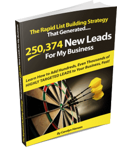The Rapid List Building Strategy